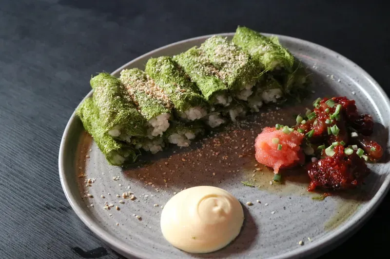 감태김밥과 젓갈 3종